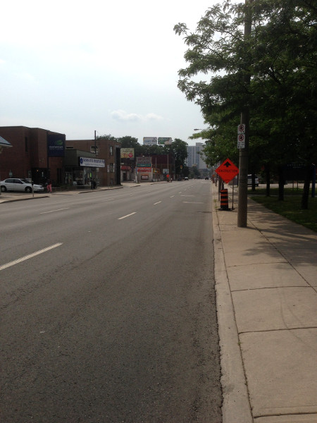 King Street between Sanford and Wentworth, looking west (Image Credit: Bob Berberick)