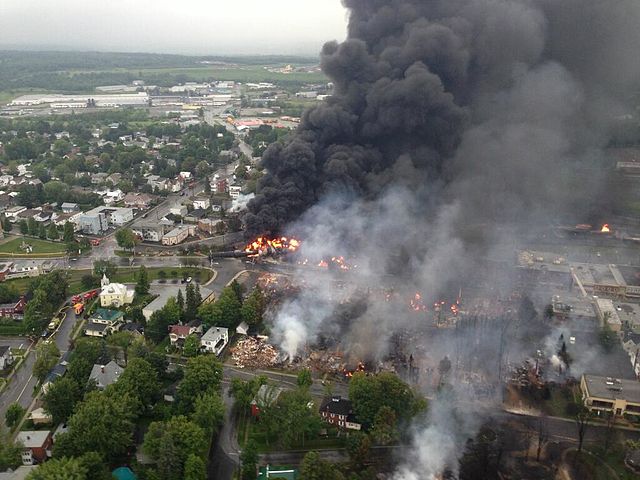 Lac-Megantic train derailment (Image Credit: Sûreté du Québec/Wikipedia)