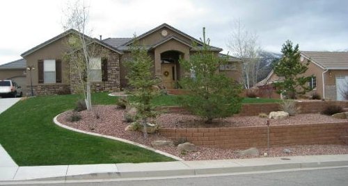 Landscaped Front Yard (Image Credit: Home-Landscape-Plan)