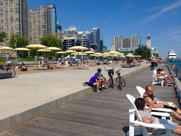 Layers of the promenade