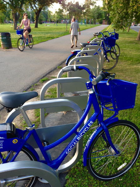 Hamilton Bike Share hub station