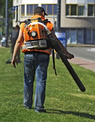 This Halloween, the most hideous monster is the one packing a leaf blower. (Image Credit: Grad2B)