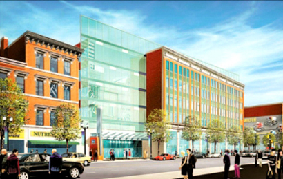 Artist's rendition of the new Lister Block