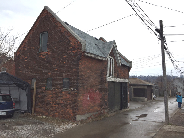 This carriage house would make a lovely conversion to laneway housing