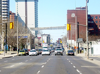 Supporters of two-way conversion argue that wide, one-way streets discourage pedestrians (RTH File Photo)