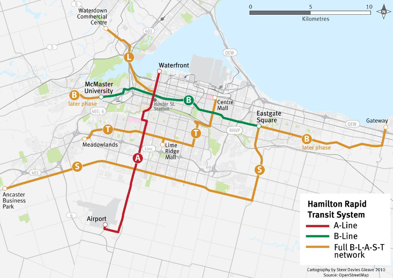 BLAST rapid transit network