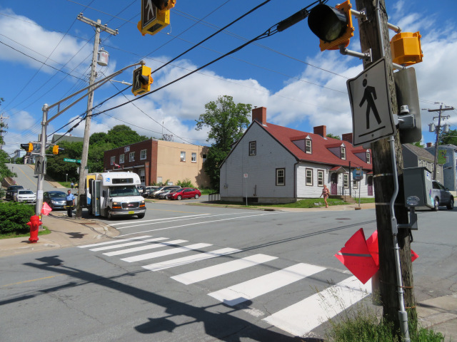 Crosswalk flags in Halifax