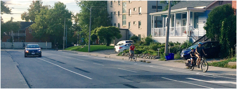 Herkimer St near Queen St S. at 5:35pm Wednesday September 21, 2016