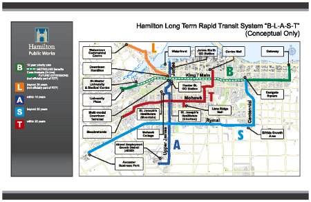 Proposed BLAST Rapid Transit Network: Click on the image to see larger