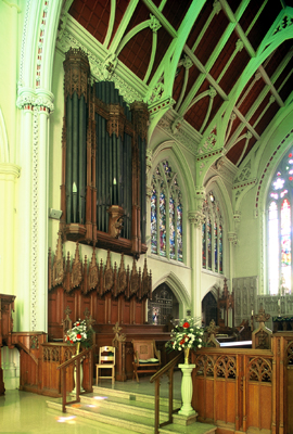 Fig. 4. Hamilton, Christ Church Cathedral, chancel interior.