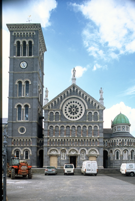 Fig. 17. Thurles Cathedral (Co. Tipperary), J.J. McCarthy, 1865-72, façade.
