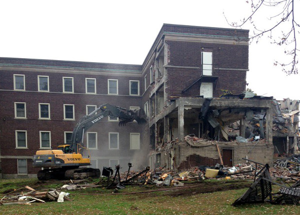 Demolition of Mount St Joseph's (Image Credit: Jason Morse)