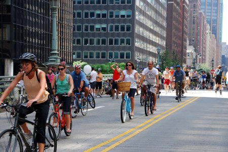 New York City Ciclovia (Image Credit: Skyscraperpage)