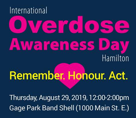 Overdose Awareness Day Hamilton