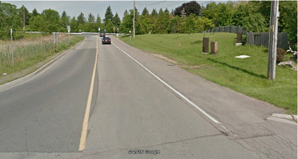 Paved multi-use path on the side of Frances Avenue (Image Credit: Google)