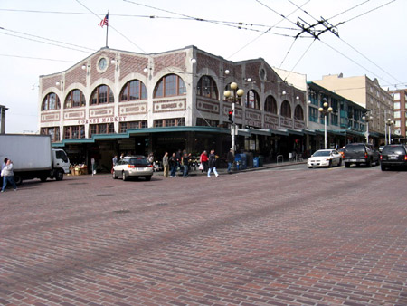 Extensive use of cobblestone through the old downtown and market district make Seattle a pleasure to walk around. 