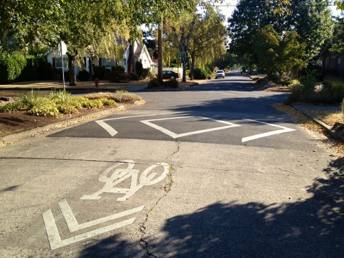 Greenways make great use of side streets