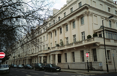 Fig. 3: Rastrick family home on Eaton Square, London [author's photo]