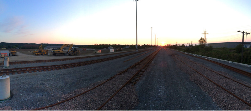 Sidings built at Lewis Road Facility