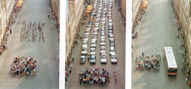 Road space for a group of people by mode (Image Credit: Planetizen)