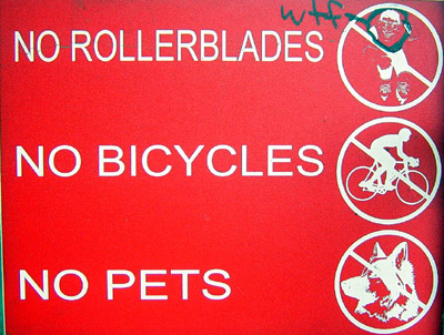 No Rollerblader - WTF?