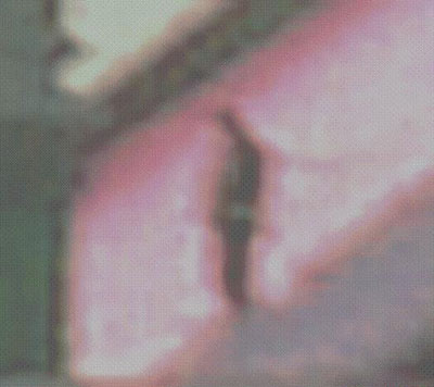 The figure on the roof