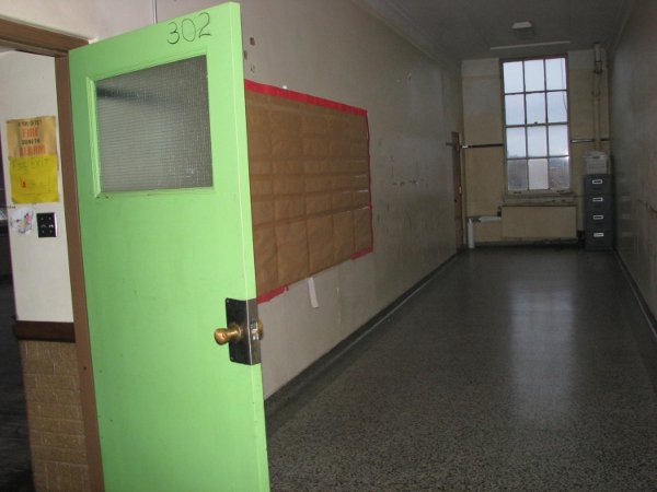 Terrazzo Floor on third floor Hallway in excellent shape.