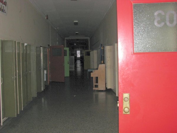 Terrazzo Floor on 2nd floor Hallway in excellent shape. No leaks here.