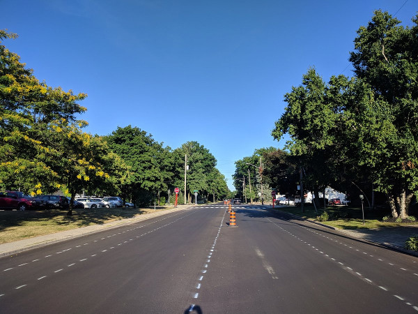 Scenic Drive repaved, photo taken July 19, 2018