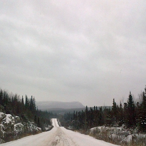 The road to stability? Highway 389 from Labrador City to Baie Comeau.