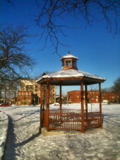 The new Victoria Park gazebo.