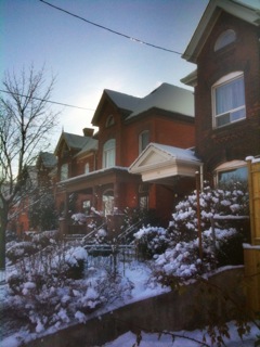 Victorian snow.