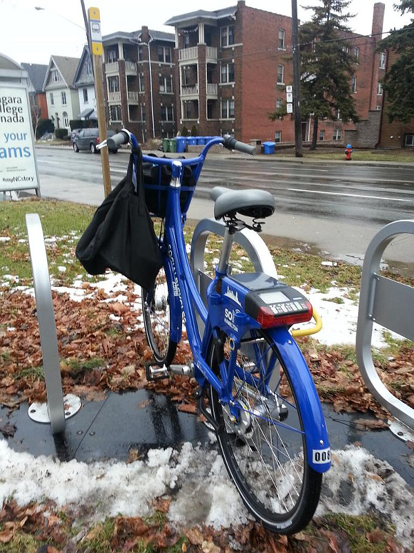 Bike returned to hub at Aberdeen and Queen