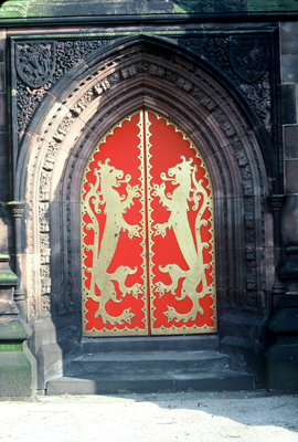 Fig. 9. Cheadle (Staffordshire), St Giles, west doorway.