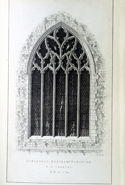 Fig. 16. Ringstead (Northamptonshire), from Sharpe's Decorated Windows.