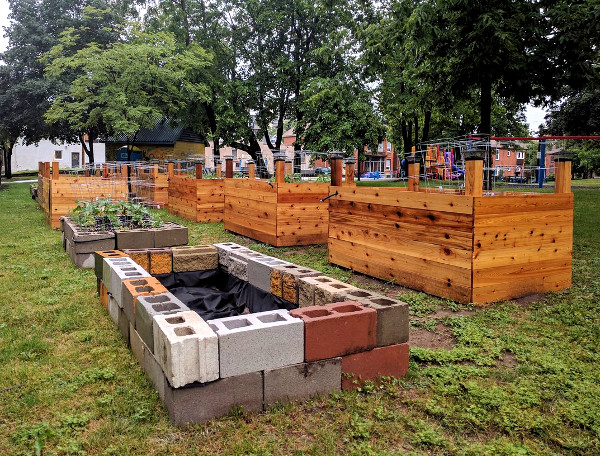 Stinson Community Garden under construction (RTH file photo)