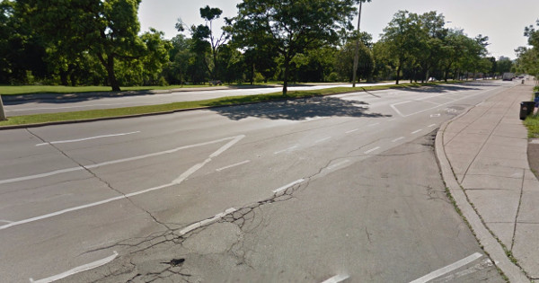 Side street onto York Boulevard (Image Credit: Google Street View)