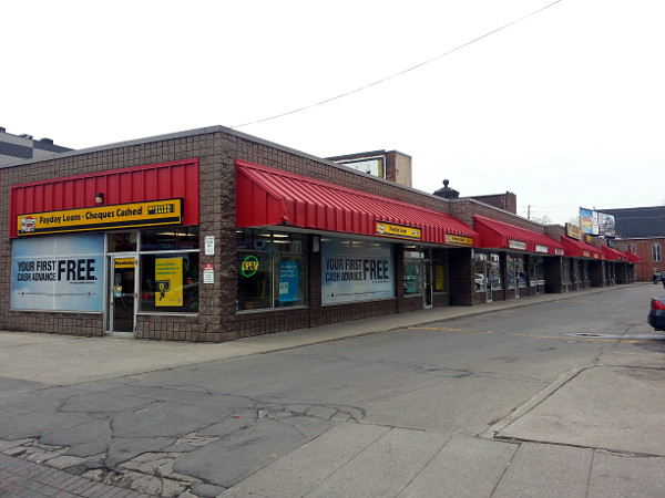 Strip plaza on James North and Wilson, next to the Tivoli site (RTH file photo)