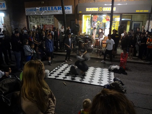 Beatboxing and breakdancing