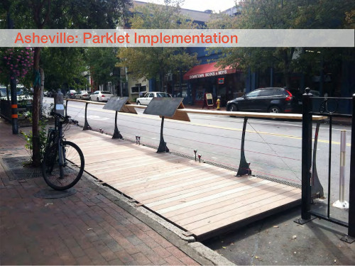 Asheville Parklet implementation