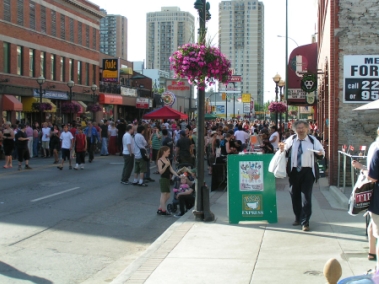 Vibrant street scene in downtown
Winnipeg