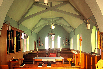 Fig. 9. Glanford, St Paul, interior to W.