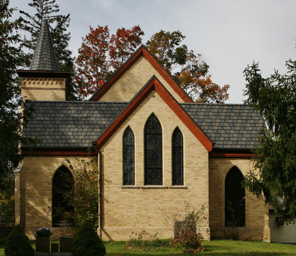 Fig. 7. St Paul's Anglican Church, Sour Springs, exterior from E.