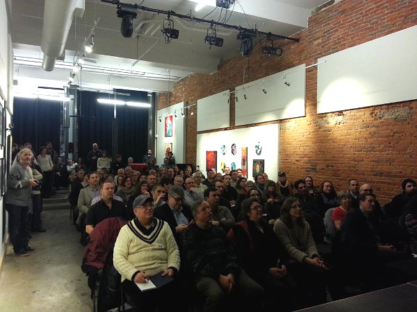 Audience for Ken Seiling's LRT talk