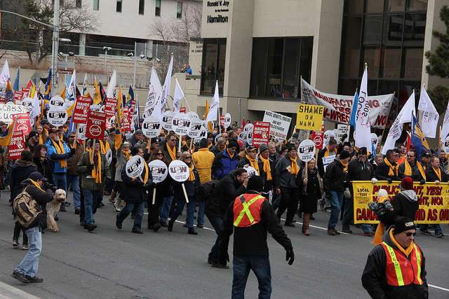 Standing up for Steel (Image Credit: United Steelworkers Union)