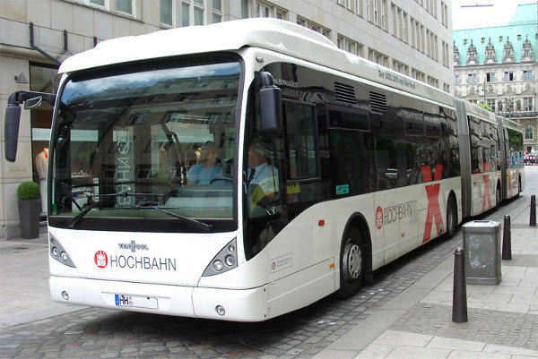 Bi-articulated Bus design by Van Hool with a length of 25 metres (Image Credit: Van Hool)