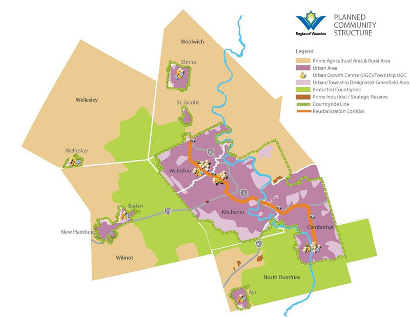 Waterloo Region land use map