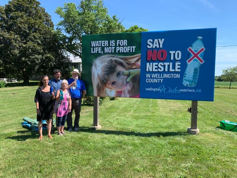 Wellington Water Watchers new billboard