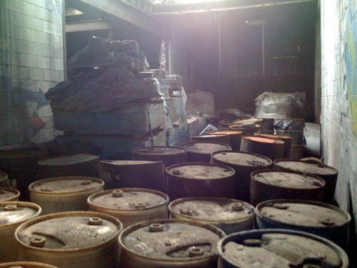 Interior shot of old Rheem plant, taken in 2010 (Photo Credit: Matt Jelly)