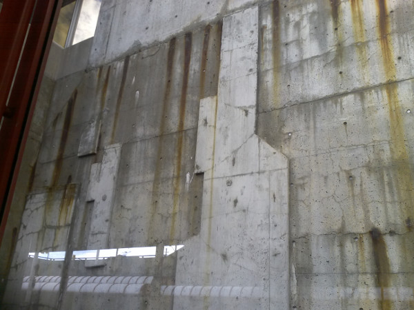 Aging Concrete Retaining Wall at Westboro Station (Photo Credit: Fraser Pollock)